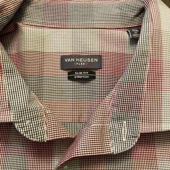 Van Heusen Other - Men Van Heusen Plaid Dress Shirt